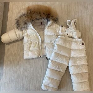 Moncler Dist snow suit, down jacket, authentic! 12-18months.